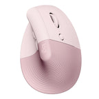 Logitech Lift Vertical Ergonomic Wireless Optical Mouse - Rose(910-006481) - 1