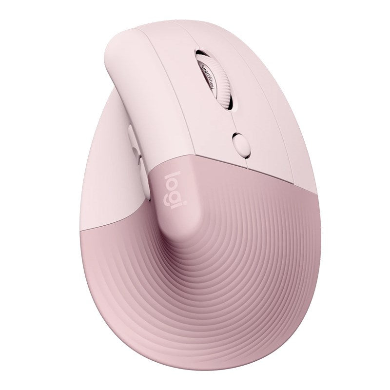 Logitech Lift Vertical Ergonomic Wireless Optical Mouse - Rose(910-006481) - 1