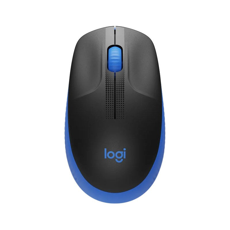 Logitech M190 Full-Size Wireless Mouse - Blue(910-005914) - 1