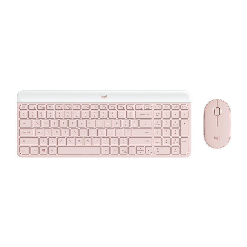 Logitech MK470 Slim Wireless Keyboard and Mouse Combo - Rose(920-011326) - 1