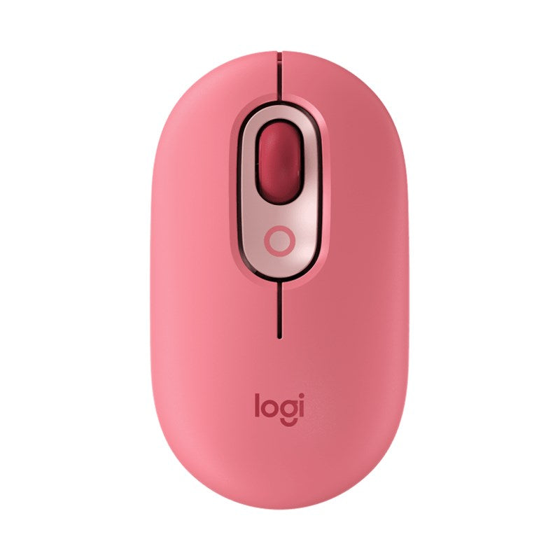 Logitech POP Wireless Mouse - Heartbreaker Rose(910-006516) - 1