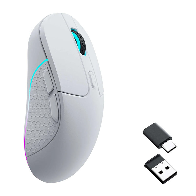 Keychron M3 Wireless RGB Light Optical Mouse - White(MSKCM3A3WH) - 2