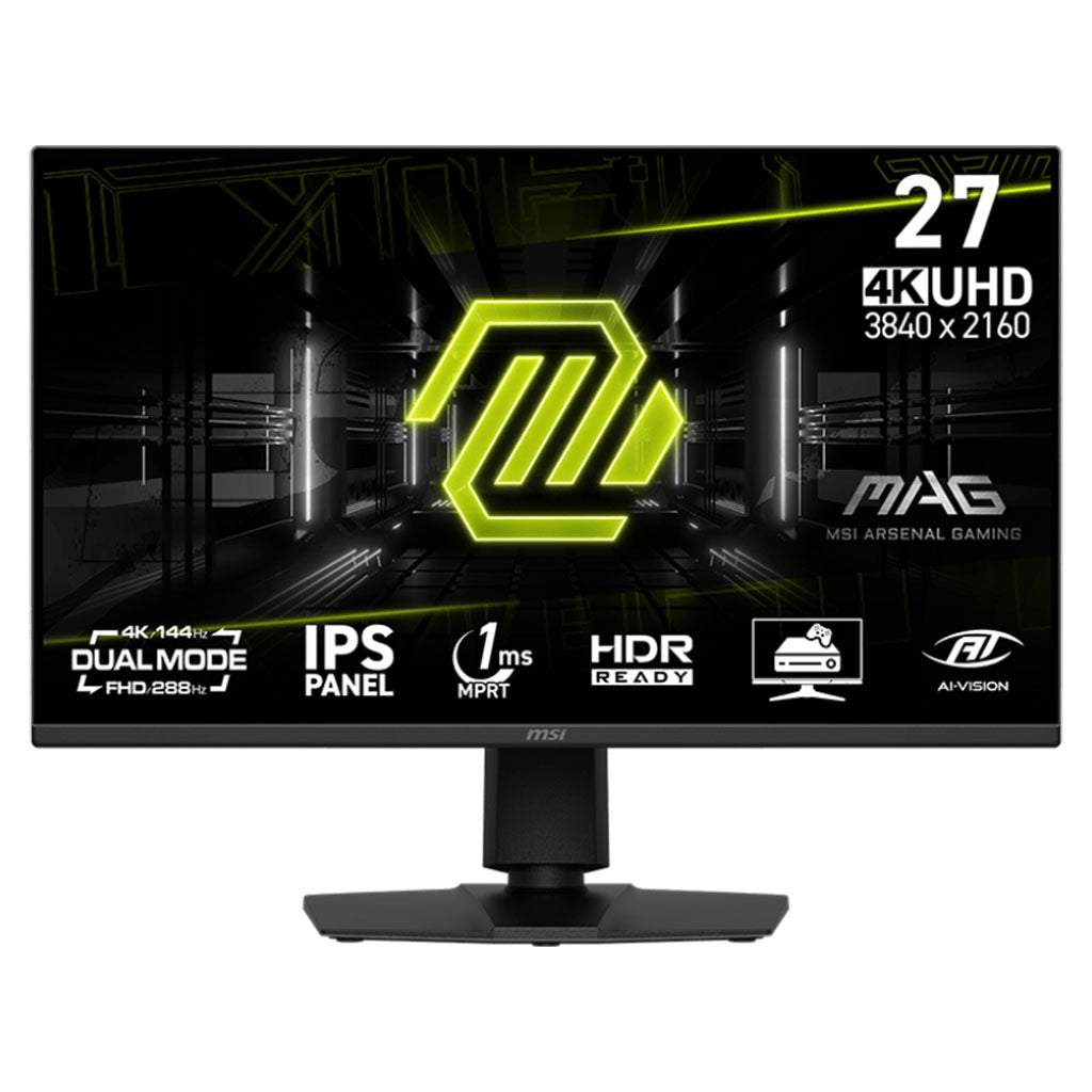 MSI MAG 275UPD E14 27" Dual Mode 144Hz 4K/288Hz FHD 1ms HDR Adaptive Sync IPS Gaming Monitor(MAG 275UPD E14) - 1