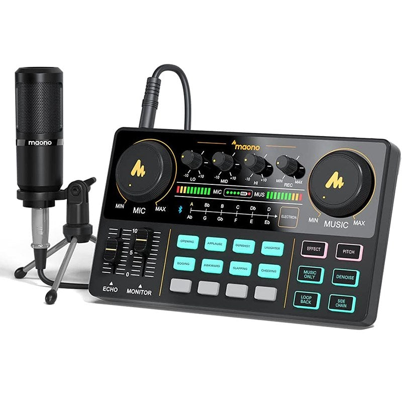Maono All-In-One Portable Podcast Production Kit(AU-AM200-S1) - 2
