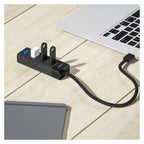 mbeat 4-Port USB 3.0 Hub - Black(MB-U3H-4K) - 5