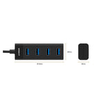mbeat 4-Port USB 3.0 Hub - Black(MB-U3H-4K) - 2