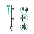 mbeat Activiva Dual-Screen Articulating Vertical Monitor Arm 13" - 32"(ACA-BMA-VDC01K) - 3