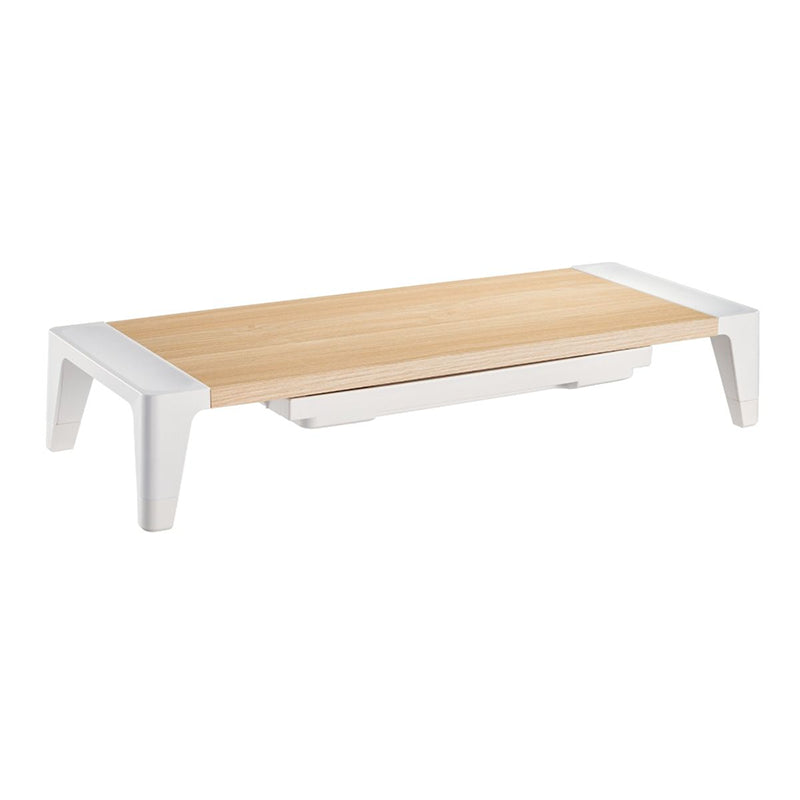 Mbeat activiva ErgoLife Monitor Stand Riser With Storage Drawer(ACA-MSTD-02OAK) - 1