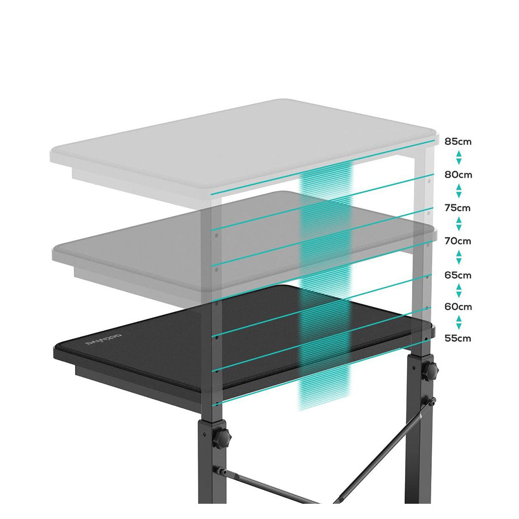 mbeat activiva Height Adjustable PC & Printer Storage Stand(ACA-STA-01K) - 2