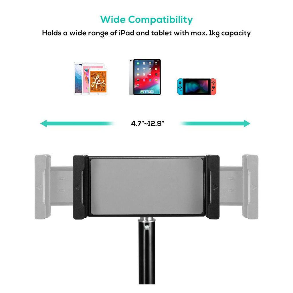 mbeat activiva Universal Tablet & Smartphone Tripod(ACA-TSTD-05BLK) - 5