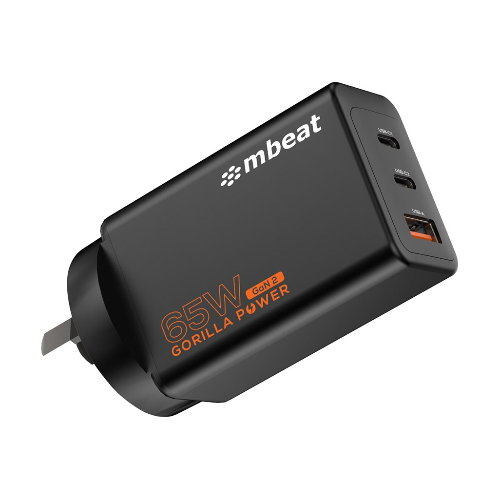 Mbeat Gorilla Power PD 65W GaN II USB-C Charger(MB-PD65W2CA-K) - 1