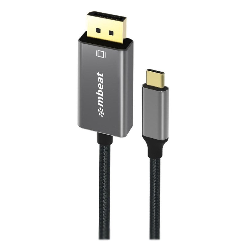 mbeat ToughLink 4K USB-C 3.1 to DisplayPort 1.2 M/M Cable - 1.8m(MB-XCB-CDP18) - 1