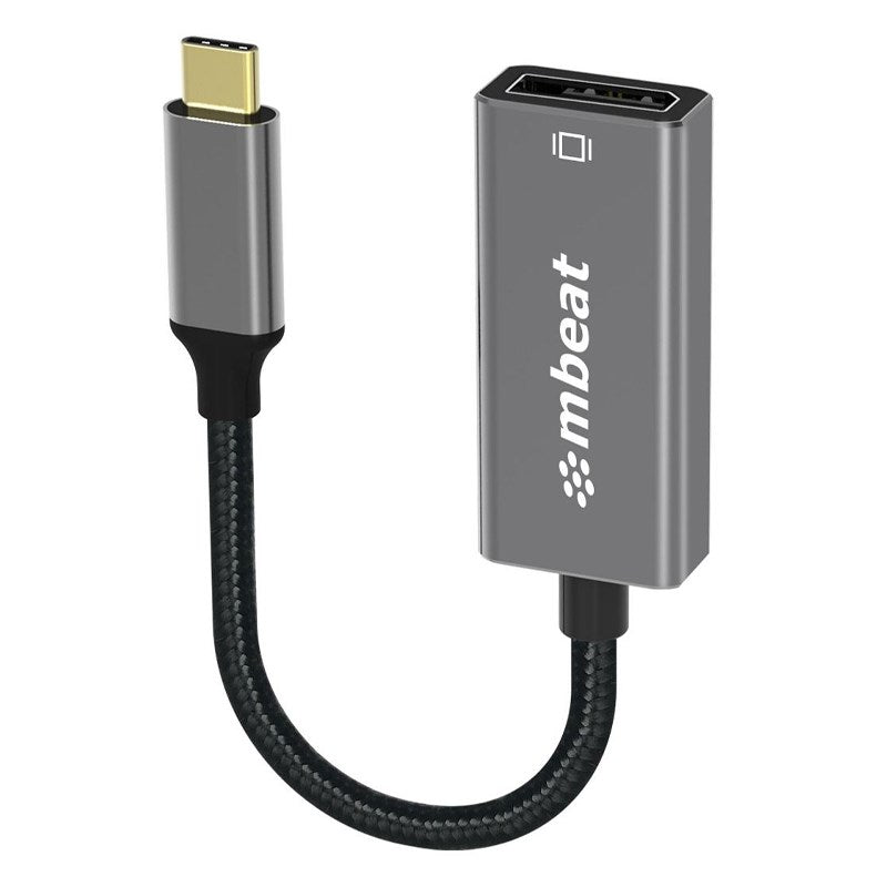 mbeat ToughLink USB-C 3.1 Male to DisplayPort 1.2 Female Adapter - 15cm(MB-XAD-CDP) - 1