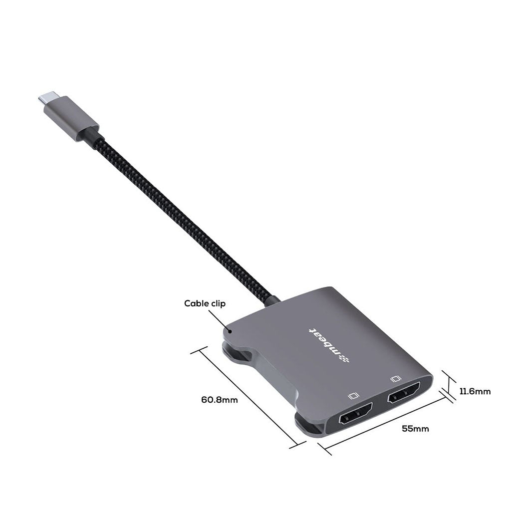 mbeat ToughLink USB-C to Dual HDMI Adapter(MB-XAD-CDHD) - 2