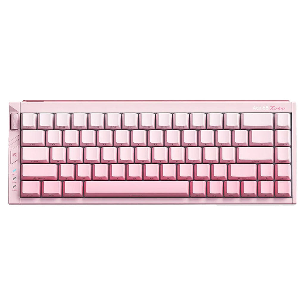MCHOSE Ace 68 Turbo Hot-Swappable Hall Effect Magnetic Peachy Pink Mechanical Keyboard - Mount Tai Magnetic Switch GT(KBMCA68TUR7) - 1