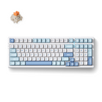 MCHOSE G98 Pro Wireless Tri-Mode Custom Mechanical Gaming Keyboard - Blue - Flame Orange Switches(KBMCG98S2) - 1