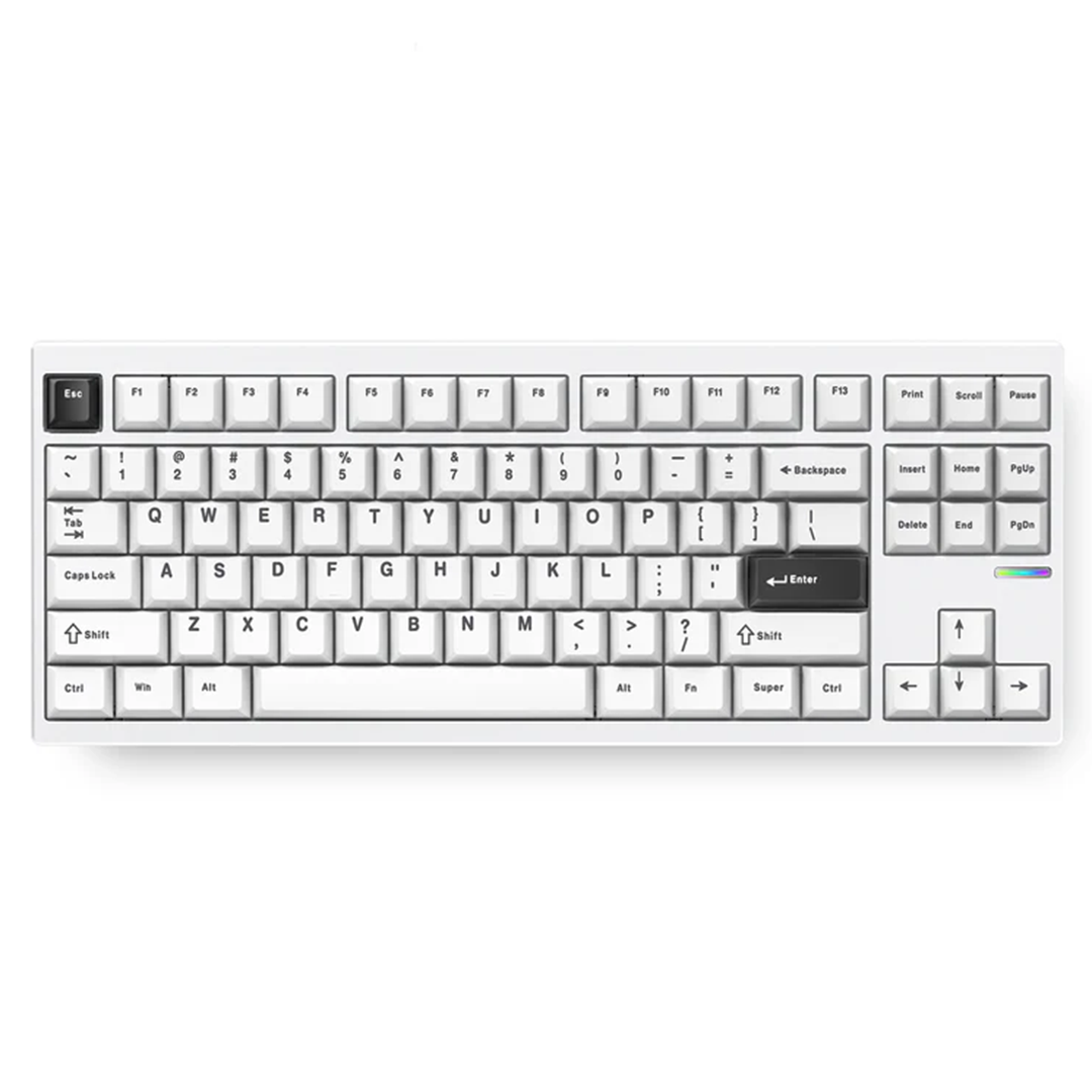 MCHOSE GX87 TKL Aluminum Mechanical Keyboard - White Electrophoresis(MC-GX87-A5) - 1