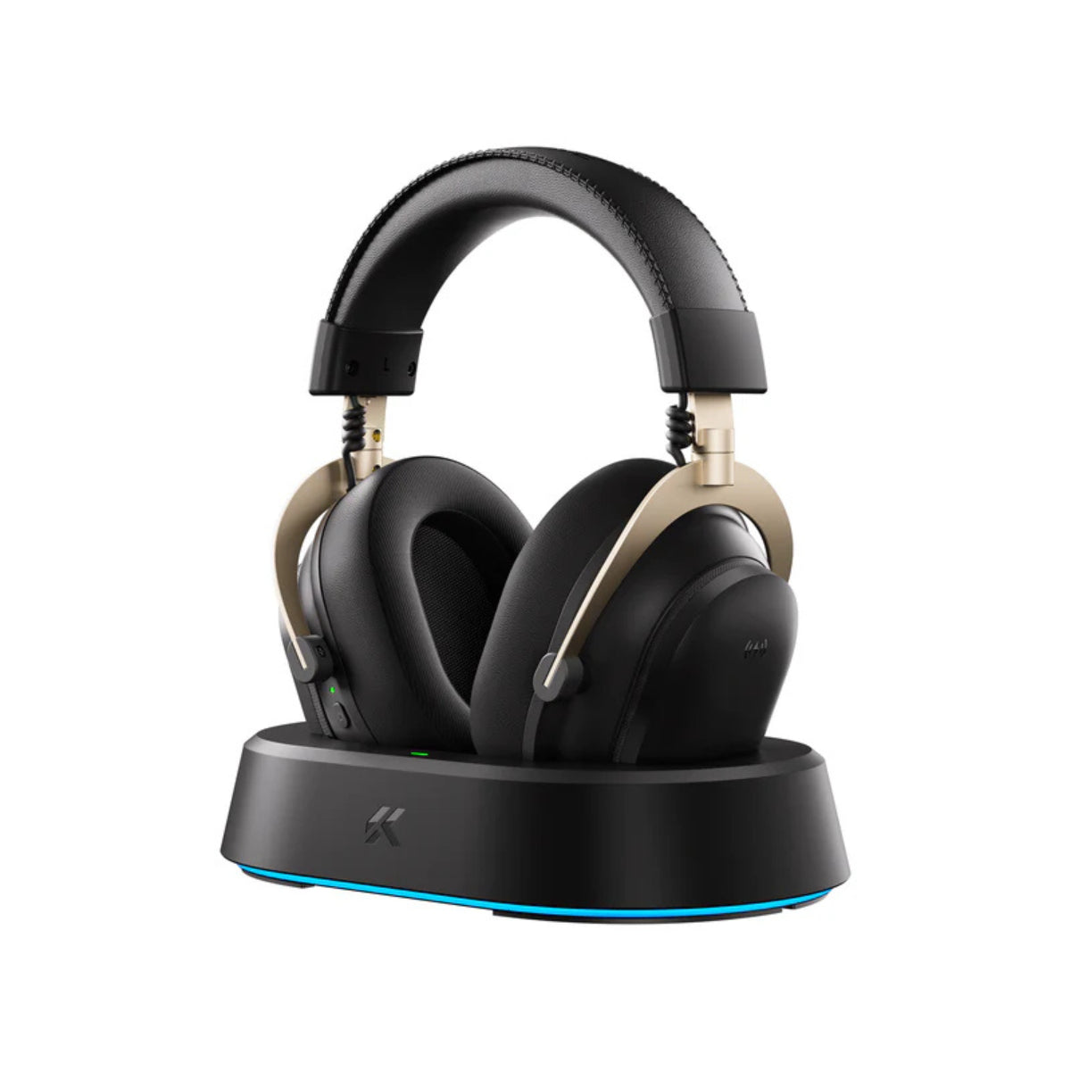 MCHOSE V9 Turbo+ Wireless RGB Headset - Black Gold(HSMCV910) - 1