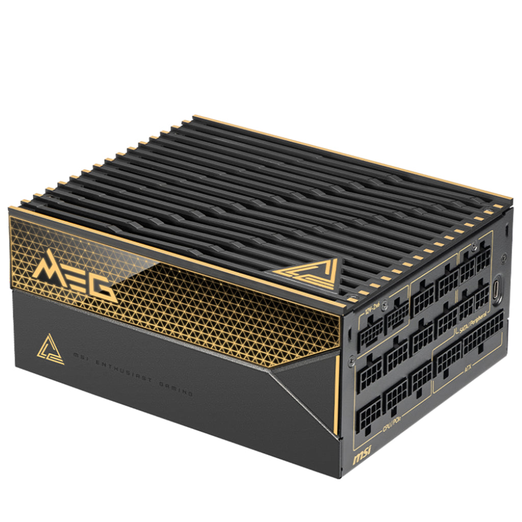 MSI MEG Ai1600T PCIE5 1600W 80+ Titanium Fully Modular ATX 3.1 Power Supply(MEG Ai1600T PCIE5) - 5