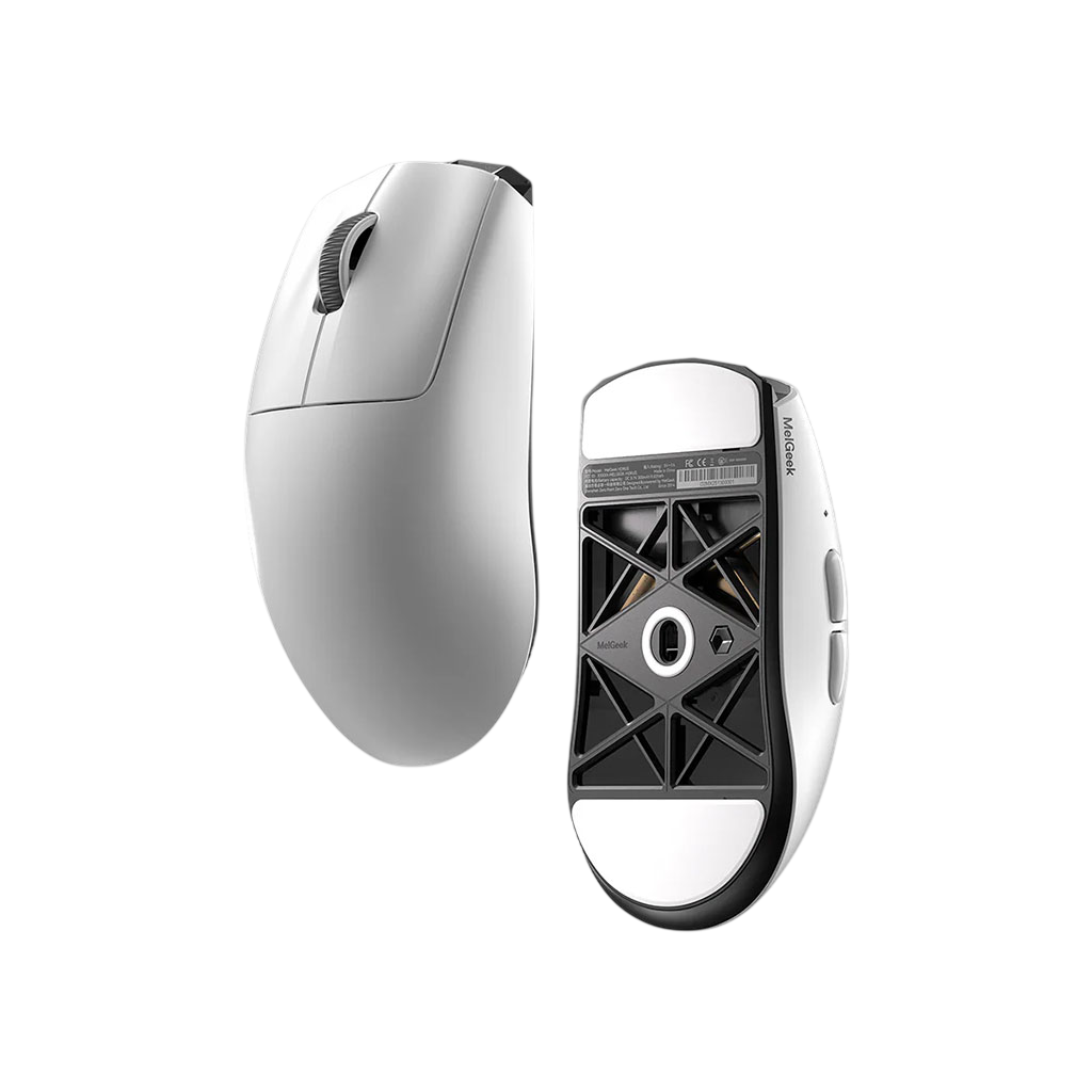MelGeek Horus 8K Lightweight Esports Wireless Gaming Mouse - White(MSMGHORUSAF03) - 1