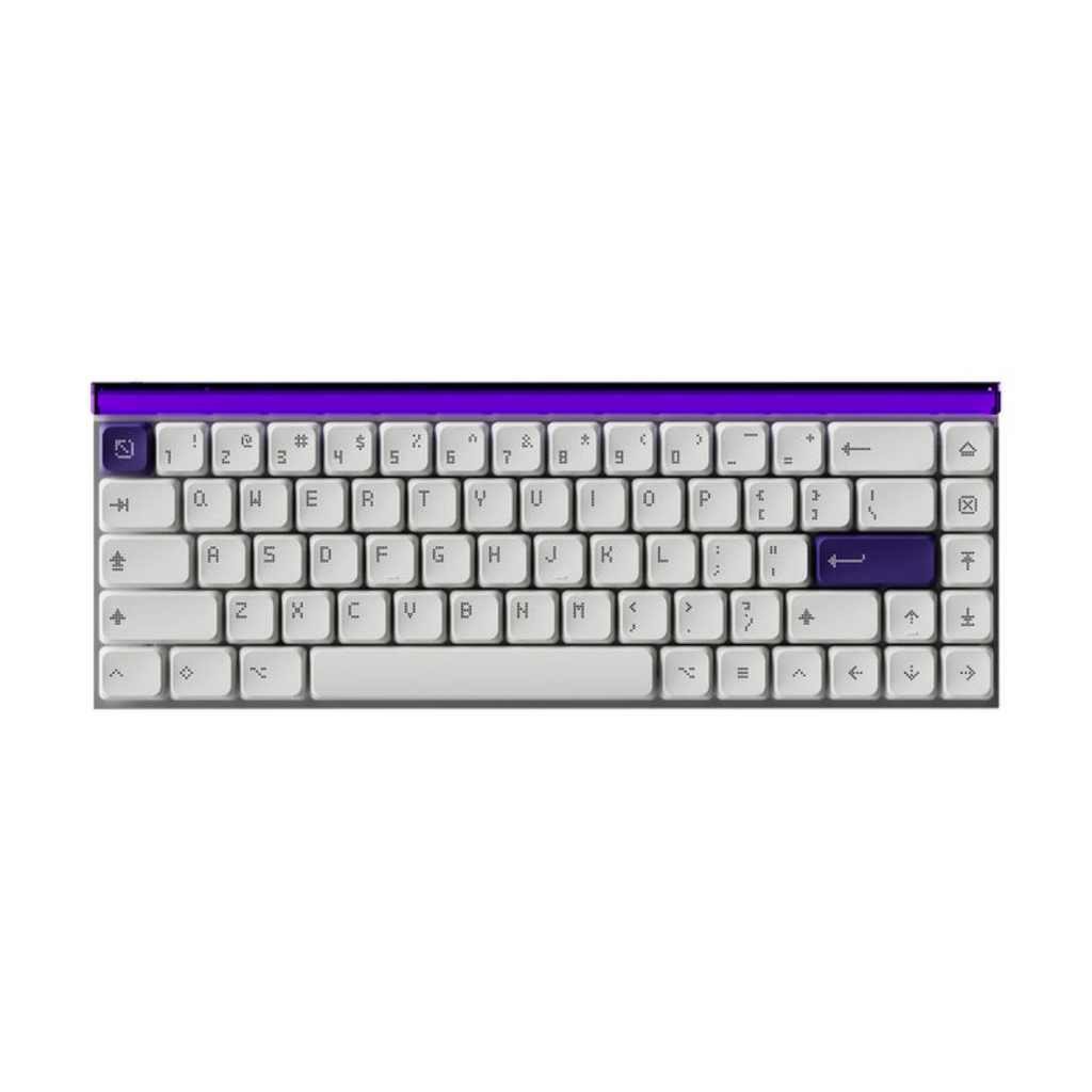 MelGeek MADE68 AIR Low-profile Magnetic Switch Gaming Keyboard - Purple(KBM68AZG0206) - 1