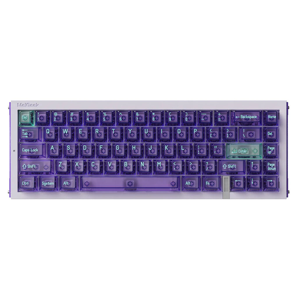 MelGeek REAL67 Magnetic HE Potassium Purple Wired Keyboard - TTC Sacred Heart KOM Switch(KBMGR67J0209) - 1