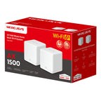 Mercusys Halo H60X AX1500 Dual Band Mesh Wi-Fi 6 System - 2 Pack(Halo H60X(2-pack)) - 3