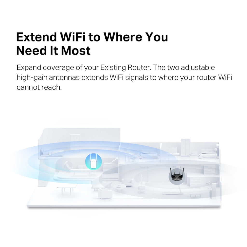 Mercusys ME60X AX1500 Dual-Band Wi-Fi 6 Range Extender(ME60X) - 4