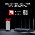Mercusys MR27BE BE3600 Dual Band Wi-Fi 7 Router(MR27BE) - 5