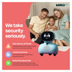 Miko Mini AI Robot - Blue(4637) - 7