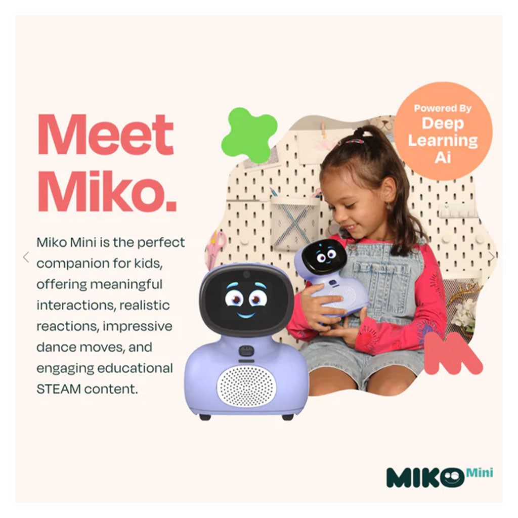 Miko Mini AI Robot - Purple(4620) - 4