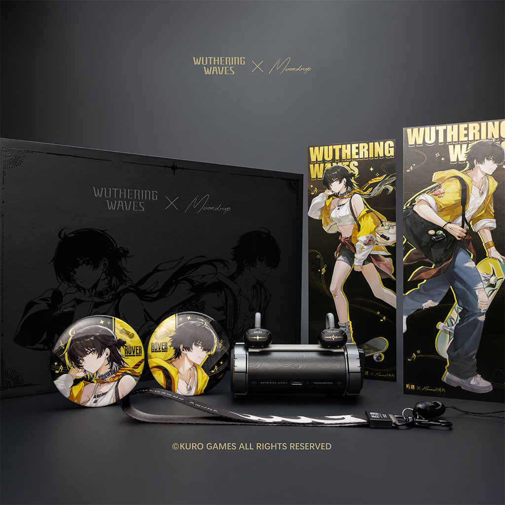 Moondrop x Wuthering Waves U.C.T.S. Open-Ear AI ENC Ear Clip Wireless Earbuds - English Rover Version(MDWUTHWAVES) - 7
