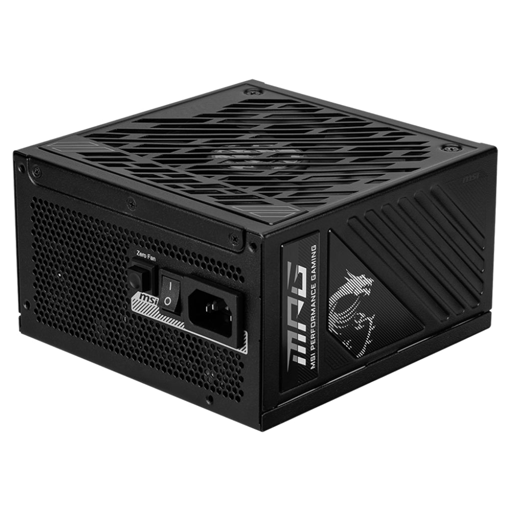 MSI MPG A1000GS PCIE5 1000W 80+ Gold Fully Modular ATX 3.1 Power Supply(MPG A1000GS PCIE5) - 1
