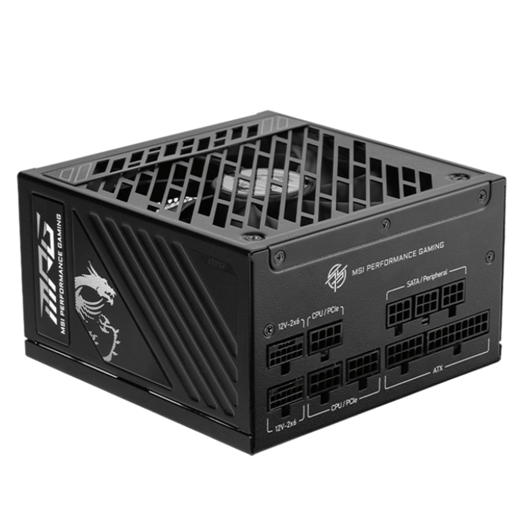 MSI MPG A1000GS PCIE5 1000W 80+ Gold Fully Modular ATX 3.1 Power Supply(MPG A1000GS PCIE5) - 2