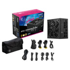 MSI MPG A1000GS PCIE5 1000W 80+ Gold Fully Modular ATX 3.1 Power Supply(MPG A1000GS PCIE5) - 5