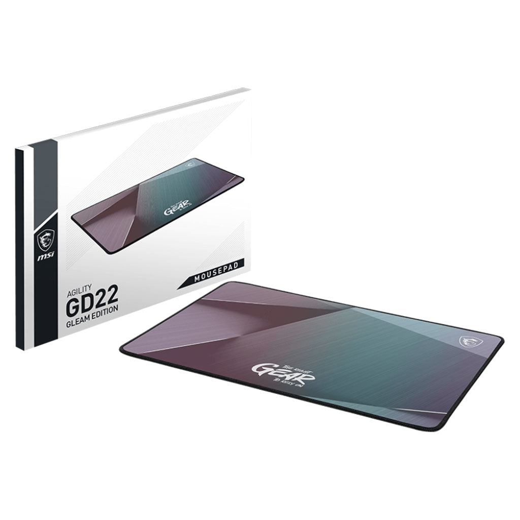 MSI Agility GD22 Medium Gaming Mouse Pad - Gleam Edition(AGILITY GD22 GLEAM EDITION) - 5