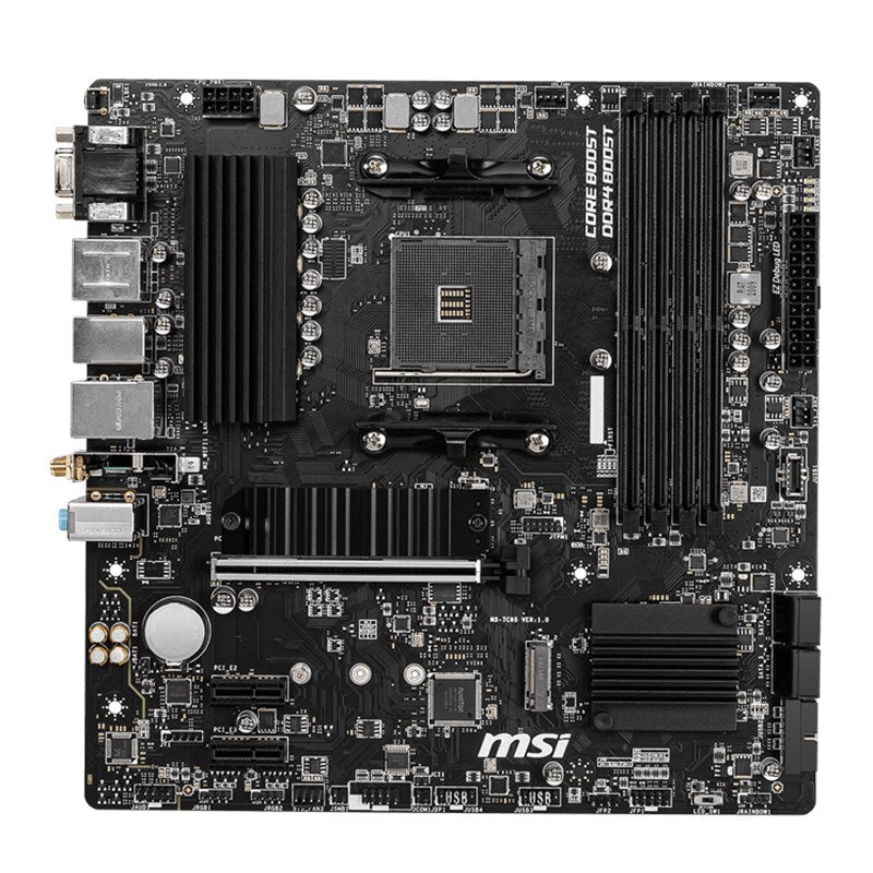 MSI B550M PRO-VDH Wi-Fi AM4 Micro-ATX Motherboard(B550M PRO-VDH WIFI) - 2