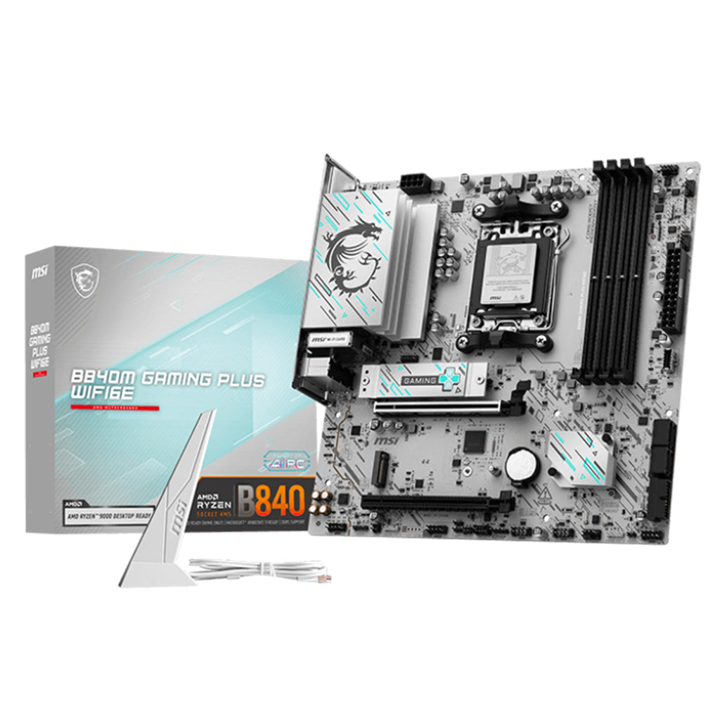 MSI B840M GAMING PLUS WIFI6E AM5 Micro-ATX Motherboard(B840M GAMING PLUS WIFI6E) - 1