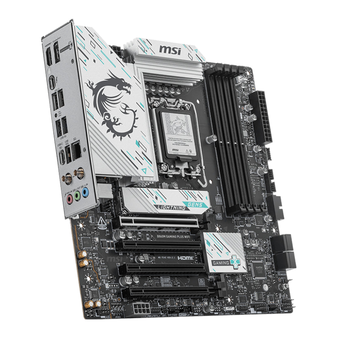 MSI B860M GAMING PLUS WIFI LGA 1851 Micro-ATX Motherboard(B860M GAMING PLUS WIFI) - 4