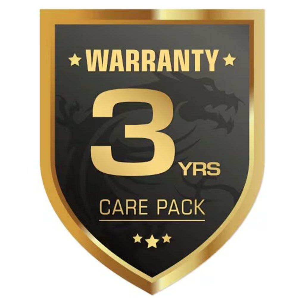 MSI Care Pack Bundle (1YR RTV Warranty Extension + 3YR Onsite Service) for High-End Devices(Y06-Z390008-MSI) - 1