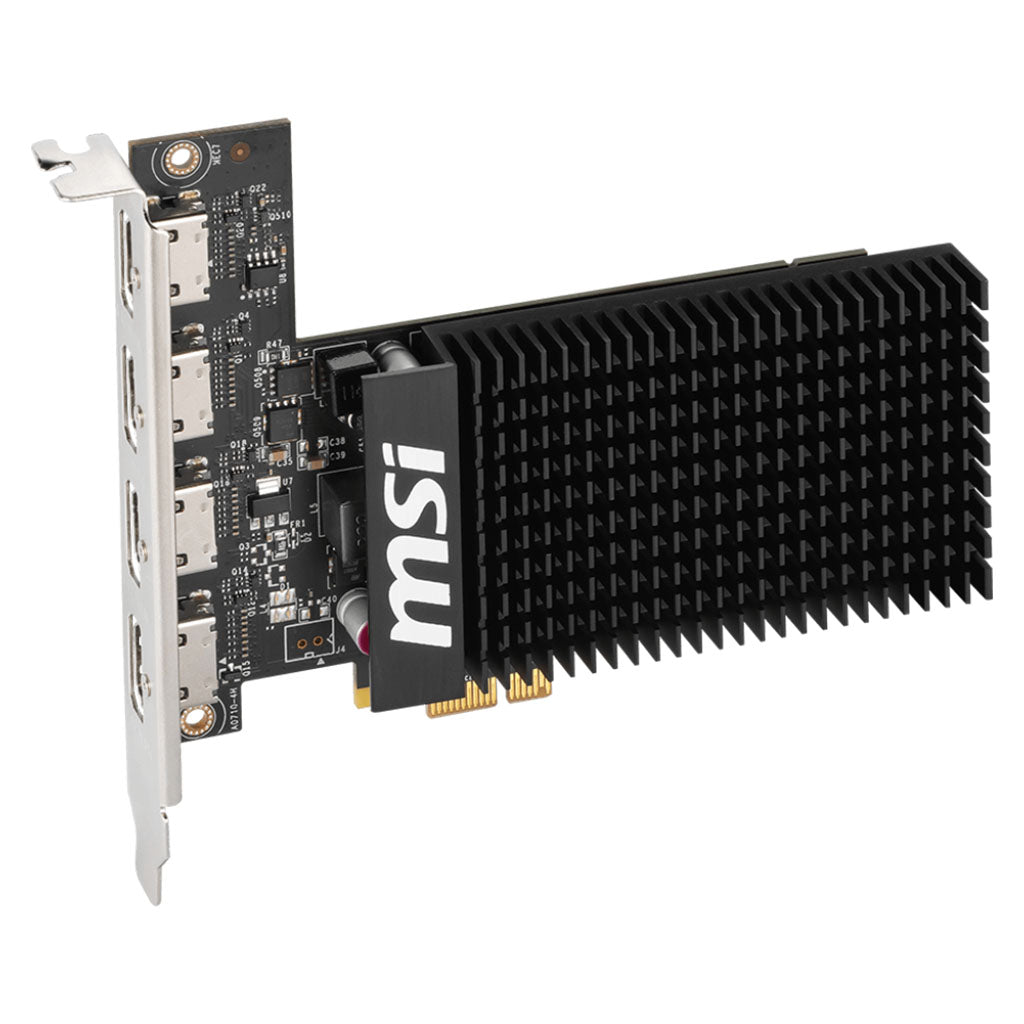 MSI GeForce GT 710 2GB Video Card - 4x HDMI(GT 710 2GD3H 4HDMI) - 2