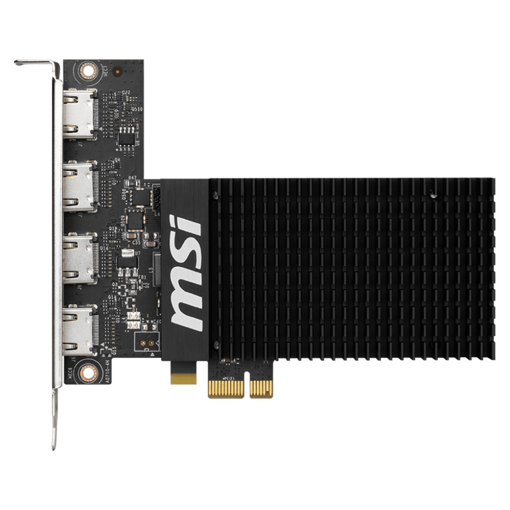 MSI GeForce GT 710 2GB Video Card - 4x HDMI(GT 710 2GD3H 4HDMI) - 3