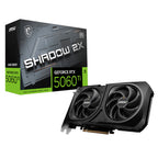 MSI GeForce RTX 5060 Ti SHADOW 2X OC PLUS 16GB Video Card(RTX 5060 TI 16G SHADOW 2X OC PLUS) - 1