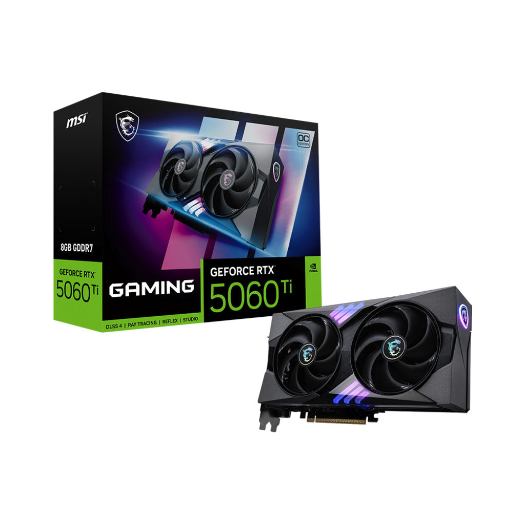 MSI GeForce RTX 5060 Ti GAMING OC 8GB GDDR7 Video Card(GeForce RTX 5060 Ti 8G GAMING OC) - 1