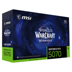 MSI GeForce RTX 5070 12G World of Warcraft MIDNIGHT VOID EDITION OC Video Card(GeForce RTX 5070 12G World of Warcraft MIDNIGHT VOID EDITION OC) - 5