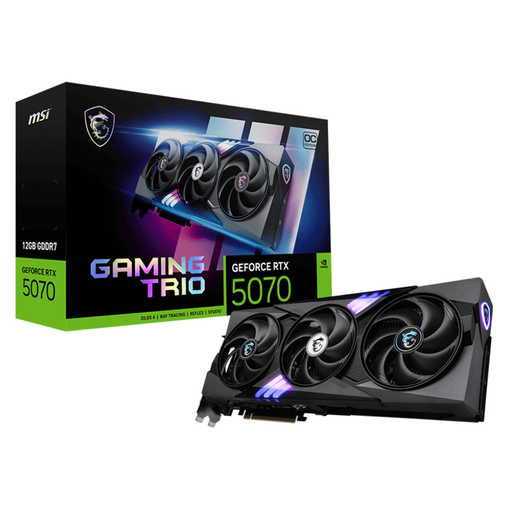 MSI GeForce RTX 5070 GAMING TRIO OC 12GB Video Card(GeForce RTX 5070 12G GAMING TRIO OC) - 1