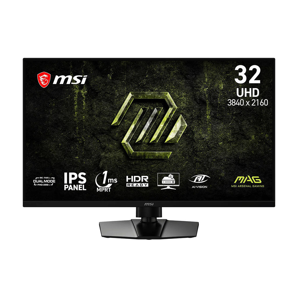 MSI MAG 321UPD E14 31.5" Dual Mode 144Hz UHD/288Hz FHD 1ms IPS FreeSync Premium IPS Gaming Monitor(MAG 321UPD E14) - 1