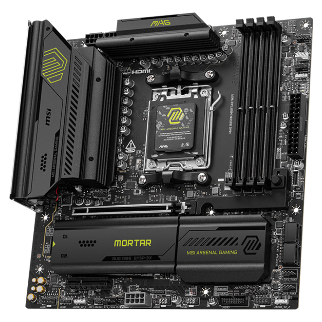 MSI MAG B850M MORTAR WIFI AM5 Micro-ATX Motherboard thumbnail 3