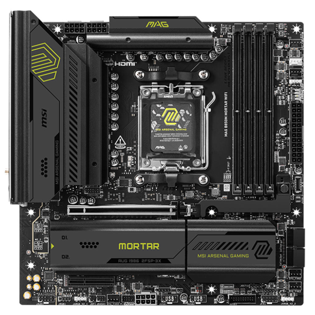 MSI MAG B850M MORTAR WIFI AM5 Micro-ATX Motherboard thumbnail 2