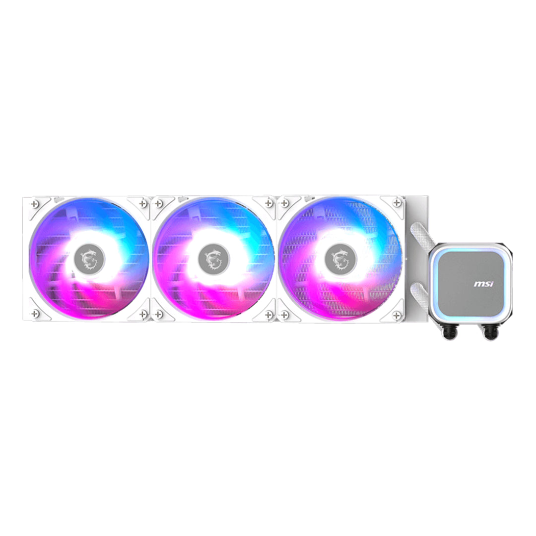 MSI MAG CORELIQUID A13 360mm Liquid CPU Cooler - White(MAG CORELIQUID A13 360 WHITE) - 1